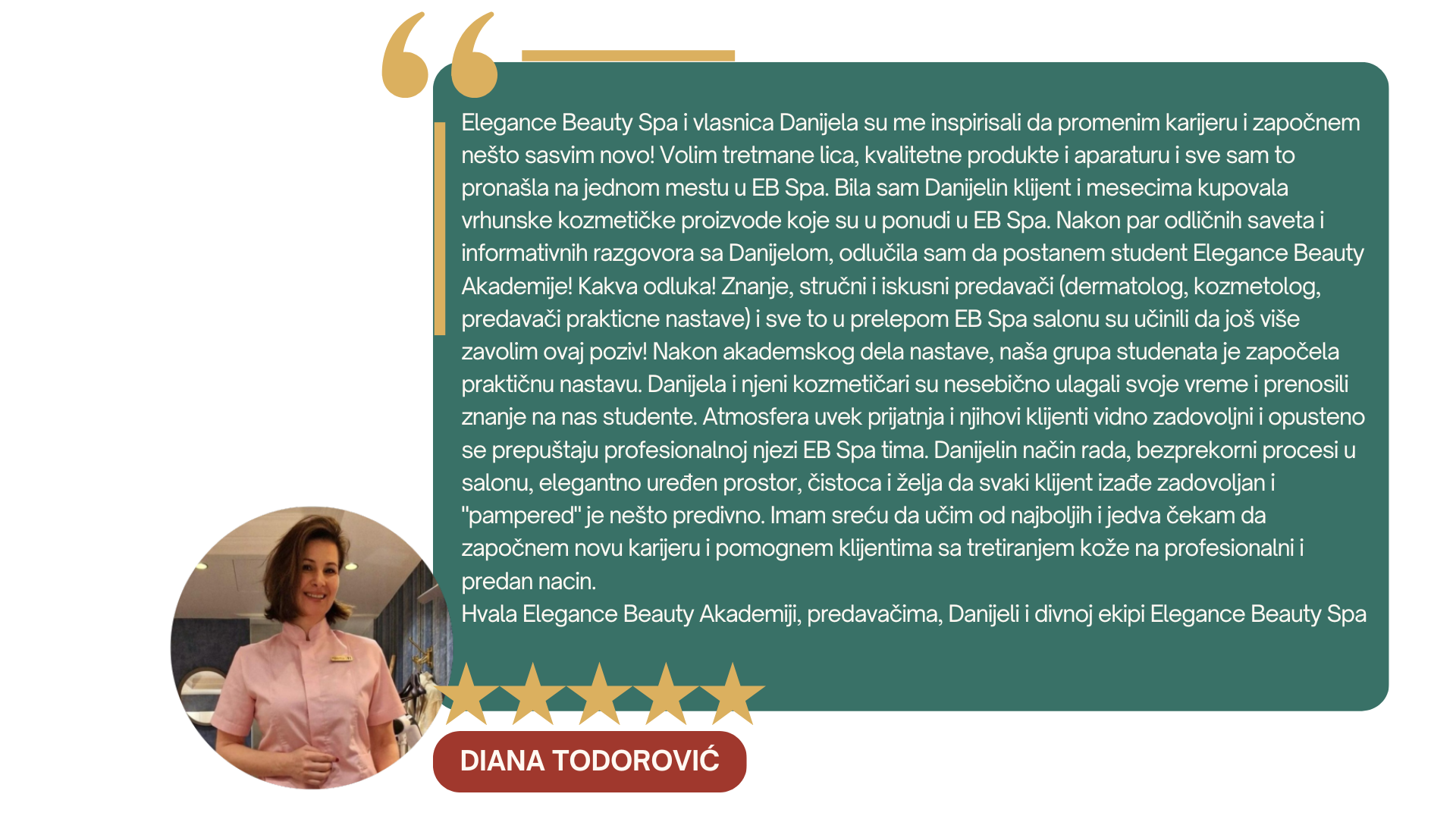 Diana Todorovic o Elegance Academy
